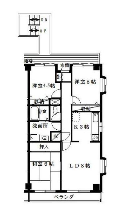 ヴィラセリーズ(3LDK/3階)の間取り写真