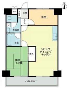 グランドメゾン松島(2LDK/2階)の間取り写真