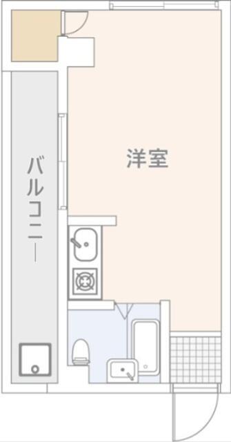 コーポナデシコ・I(1K/2階)の間取り写真