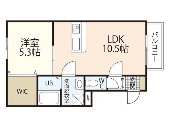 SA04(1LDK/1階)の間取り写真