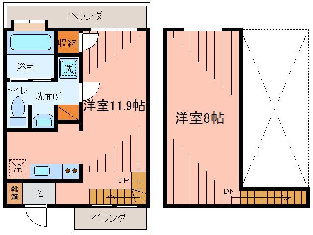 KURASUKA 宜野湾(ワンルーム/7階)の間取り写真