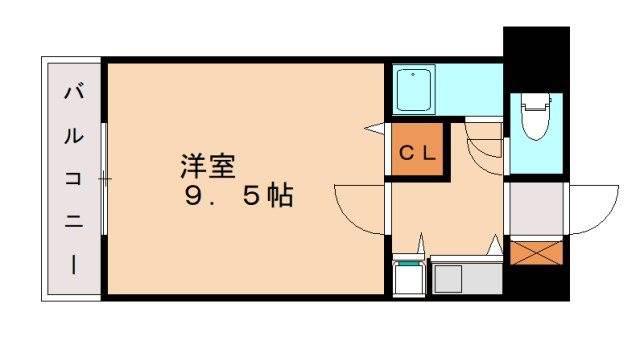 朝日プラザ香椎Ⅱステーションスクエア(ワンルーム/3階)の間取り写真