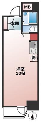 日興パレス三番町(ワンルーム/7階)の間取り写真