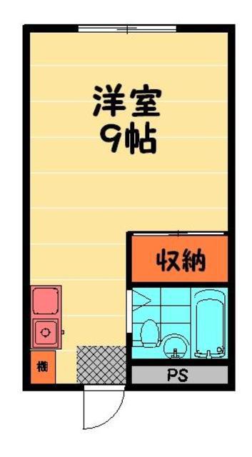 さくらコーポラス(ワンルーム/1階)の間取り写真