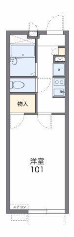 レオパレスメルベーユ泉(1K/2階)の間取り写真