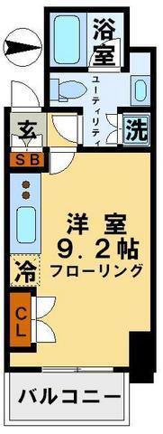 ティエラ文京音羽(ワンルーム/12階)の間取り写真
