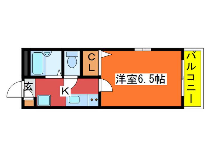 ソフィア グレース(1K/1階)の間取り写真