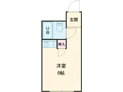 メゾンドノア大横町(ワンルーム/4階)の間取り写真