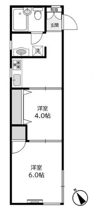 ルミエール高輪 1階階 間取り