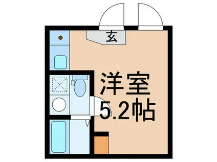 HJ PLACE 神楽坂II(ワンルーム/1階)の間取り写真