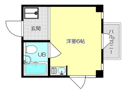 グラン・ステージ宝塚(ワンルーム/5階)の間取り写真