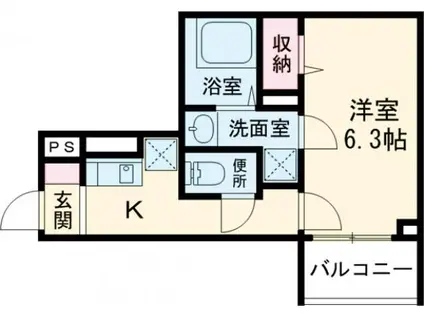 ORYZAE KK(1K/3階)の間取り写真