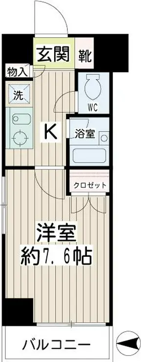 ムーンリットコート 1階階 間取り