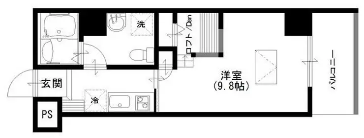 ルネス グランドゥール 5階階 間取り