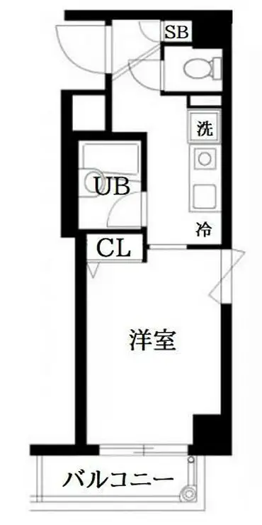 パークウェル目黒本町 5階階 間取り