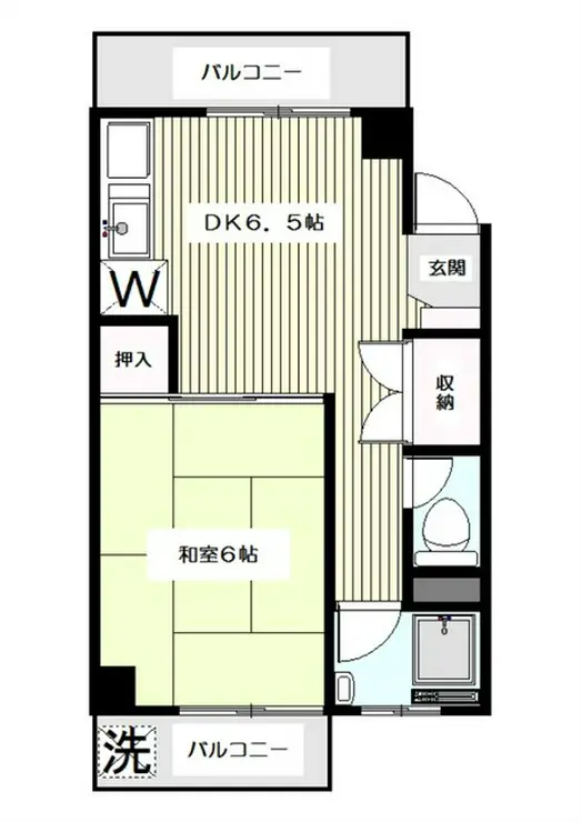 ハイツ葵 3階階 間取り