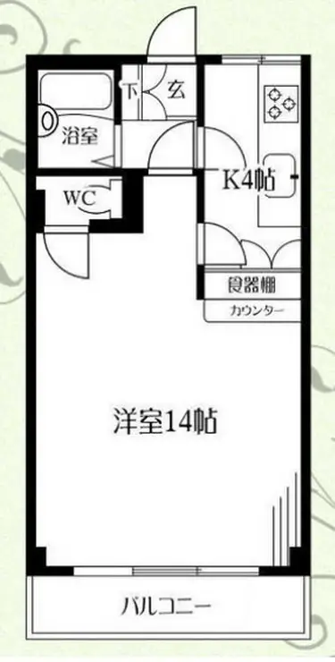 クラウディII 1階階 間取り