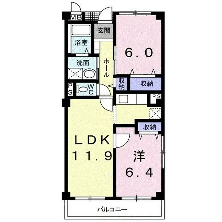 メイプルガーデン 2階階 間取り
