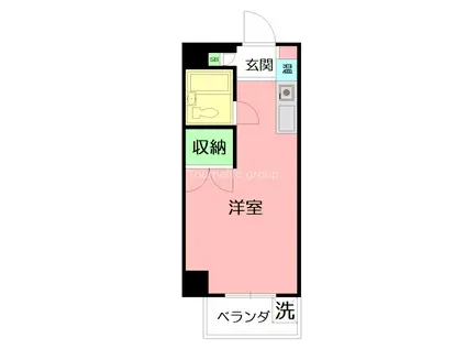 エムズコート(ワンルーム/4階)の間取り写真