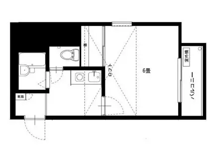 サンハイツ(1K/1階)の間取り写真