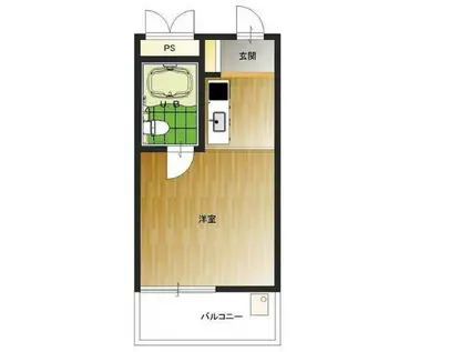 メゾン・ド・コメート(ワンルーム/3階)の間取り写真