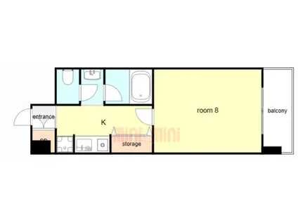 ロイヤル御幣島(1K/6階)の間取り写真