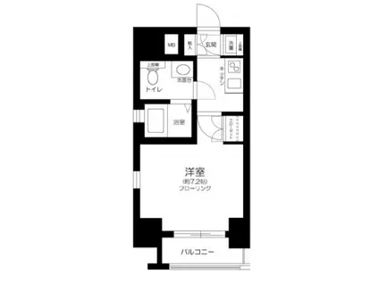 AXAS SUGAMO STA(1K/2階)の間取り写真