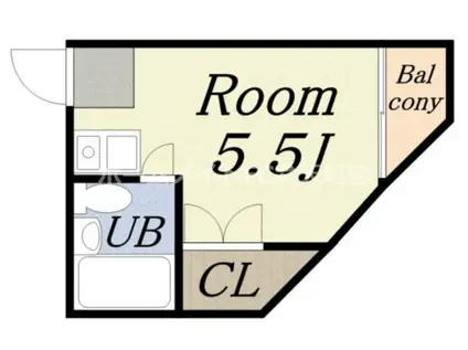 ノーブルIII(ワンルーム/7階)の間取り写真