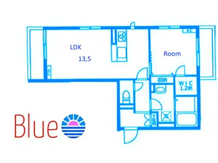 アンデール綱島1(1LDK/1階)の間取り写真
