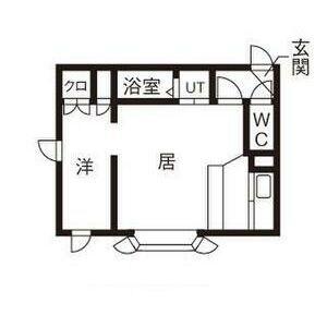 元町クラブハウス(1LDK/2階)の間取り写真