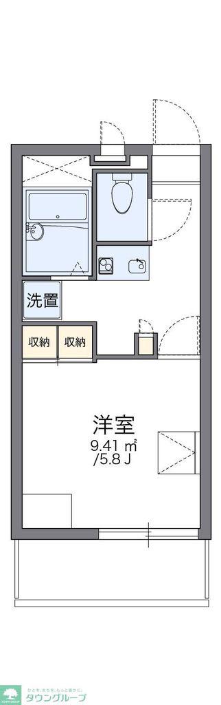 レオパレス広喜(1K/1階)の間取り写真