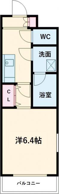 SKY COURT PREMIER(1K/1階)の間取り写真