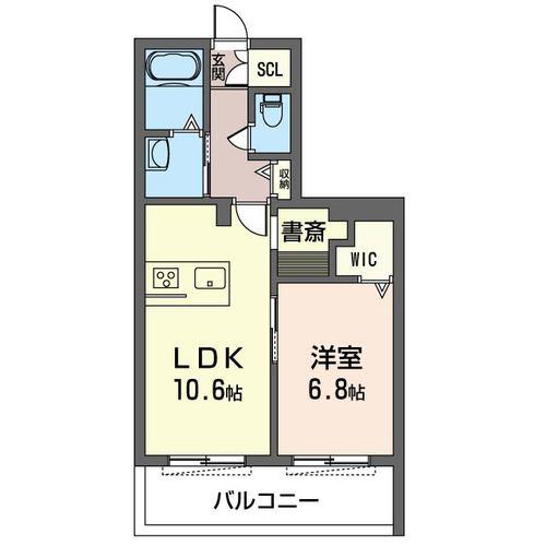 RELAFORT(1LDK/3階)の間取り写真