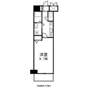 HF丸の内レジデンス(1K/8階)の間取り写真