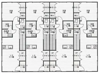 SMILE(1LDK/2階)の間取り写真