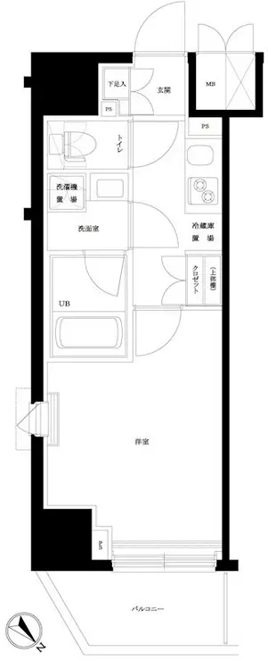 ルーブル中板橋弐番館 11階階 間取り