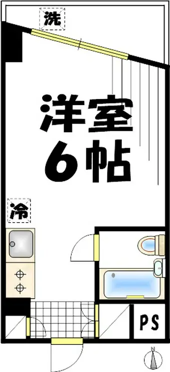 第32宮庭マンション 4階階 間取り
