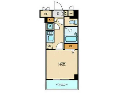 トーシンフェニックス初台(1K/10階)の間取り写真