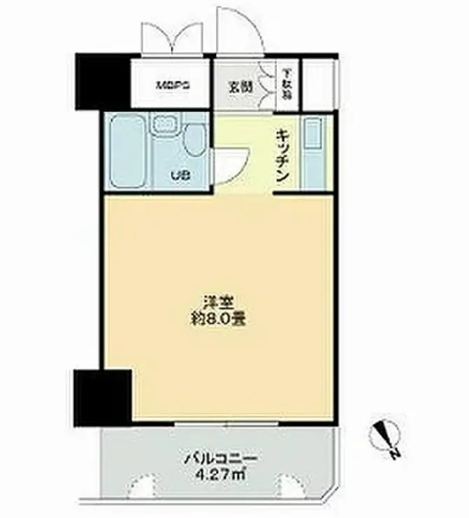 シャンボール三田 6階階 間取り