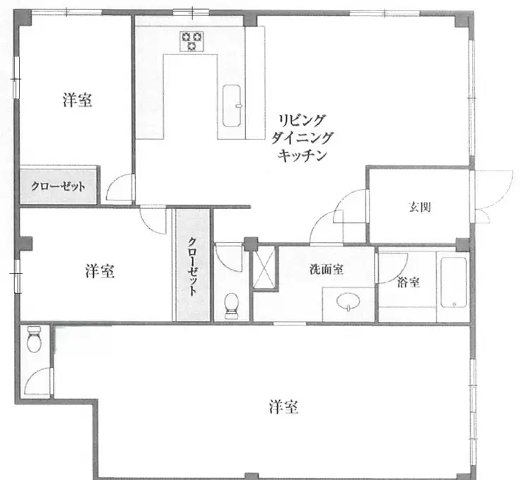ハイツハピネス 1階階 間取り