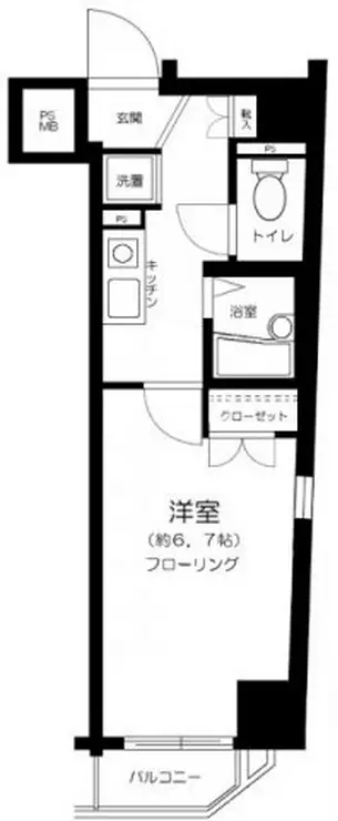 ロイヤルアメニティー白金 3階階 間取り