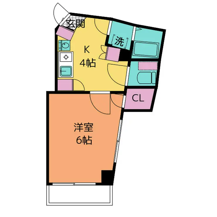 アルビオン町屋 2階階 間取り