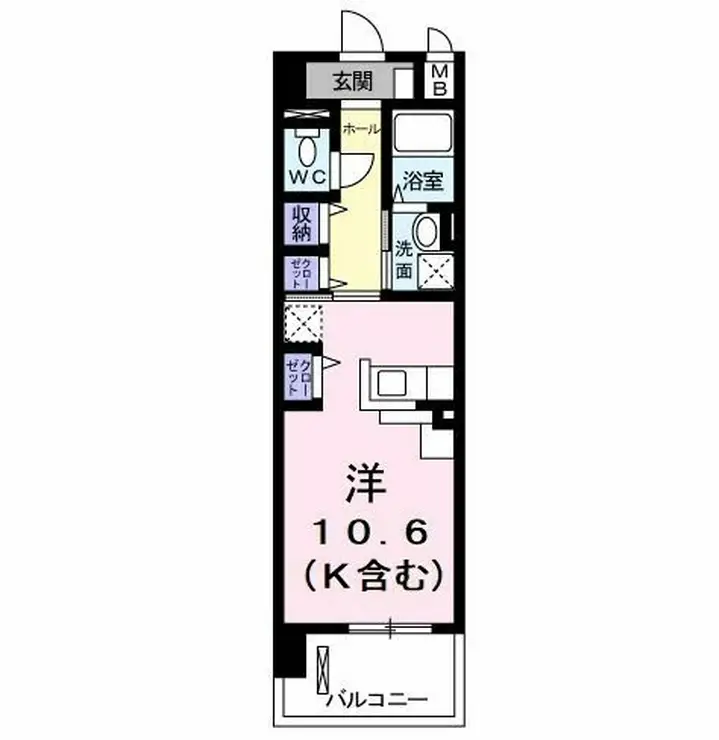 ルポンドラルカンシェル 2階階 間取り