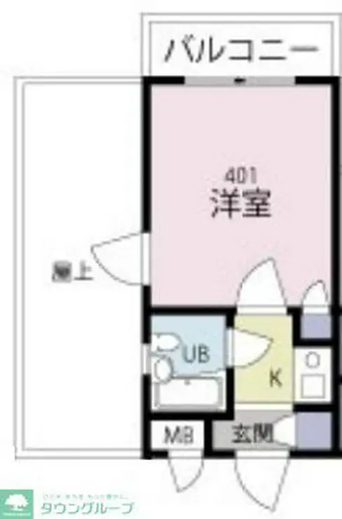 クロノス八王子台町 4階階 間取り
