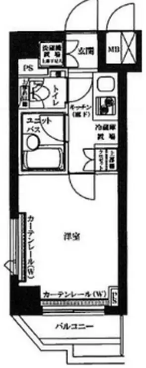 ルーブル錦糸町 7階階 間取り