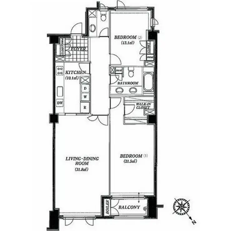 表参道コート 1階階 間取り