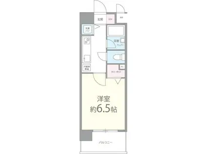 ラ セデュクシオン(1K/3階)の間取り写真