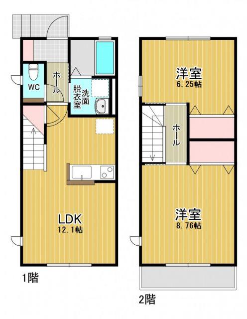 アークガーデン(2LDK/1階)の間取り写真
