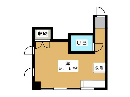 吉祥寺アライビル(ワンルーム/3階)の間取り写真