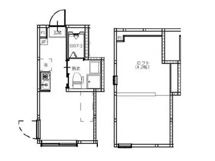 春日町6丁目NEO AVAND(ワンルーム/1階)の間取り写真